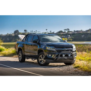 Go Rhino 15-20 Chevrolet Colorado Sport Bar 2.0 (Mid Size) - Tex Blk featuring a big grille compact pickup