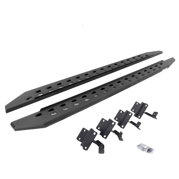 Go Rhino 17-22 Ford F-250/F-350 SC RB20 Slim Running Boards Kit (w/Brackets) - Tex. Blk