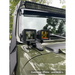 Jeep Wrangler 50in Single Row Windshield Light Bar Mount with Side Light