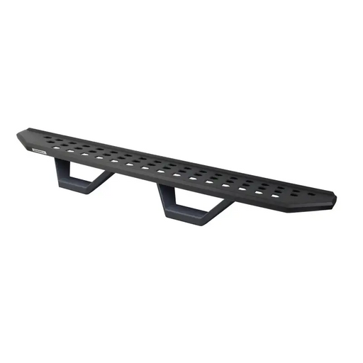 Black plastic shelf with holes for Go Rhino Jeep Wrangler JLU RB20 kit.