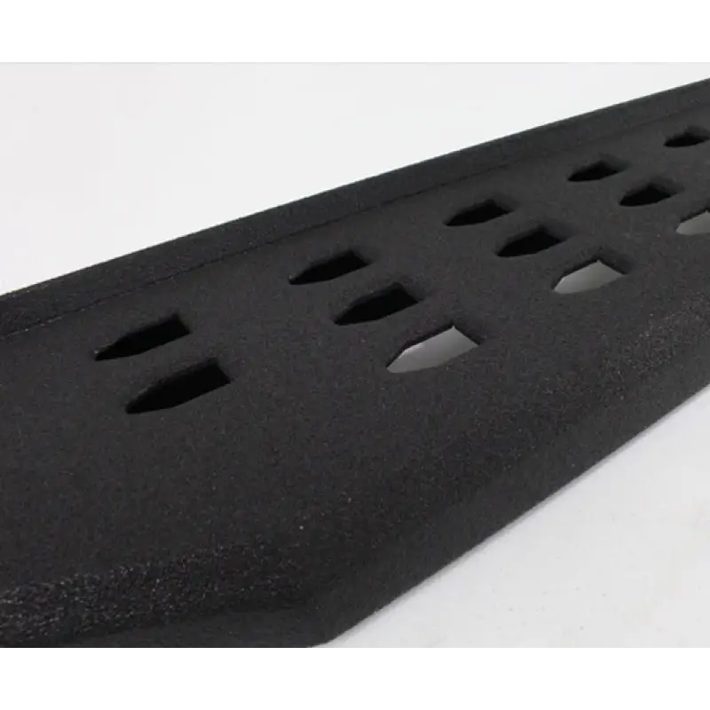 Black plastic strip with holes for Jeep Wrangler JLU RB20 Complete Kit.
