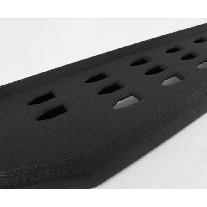 Black plastic strip with holes for Jeep Wrangler JLU RB20 Complete Kit.