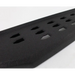 Black plastic strip with holes for Jeep Wrangler JLU RB20 Complete Kit.