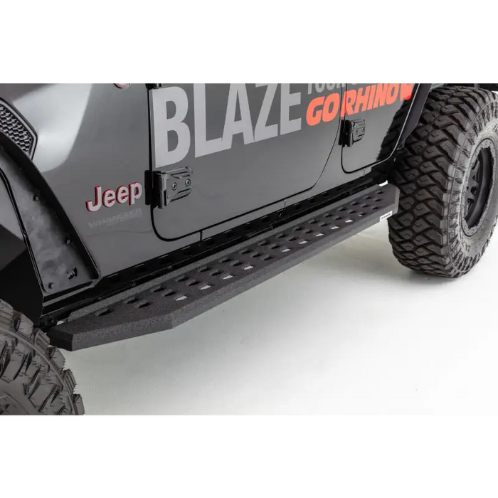 Go Rhino Jeep Wrangler JLU RB20 Front Bumper Kit with Black Powder Finish