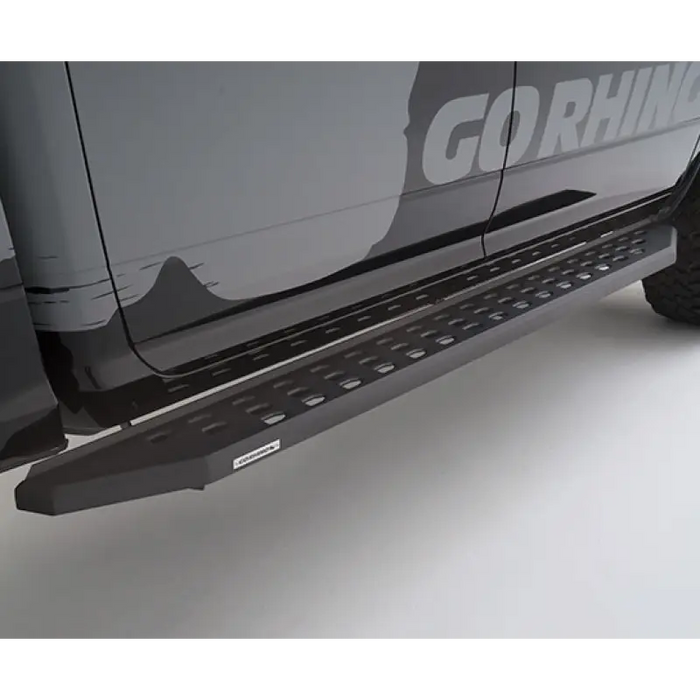 Black truck with side step bar - Go Rhino 18-20 Jeep Wrangler JLU RB20 Complete Kit w/RB20 + Brkts