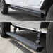 White jeep featuring go rhino 18-23 jeep wrangler electric running board kit in tex. Blk