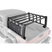 Black Jeep Gladiator XRS Overland Xtreme Rack on back - Go Rhino product (gor5950000T-02)