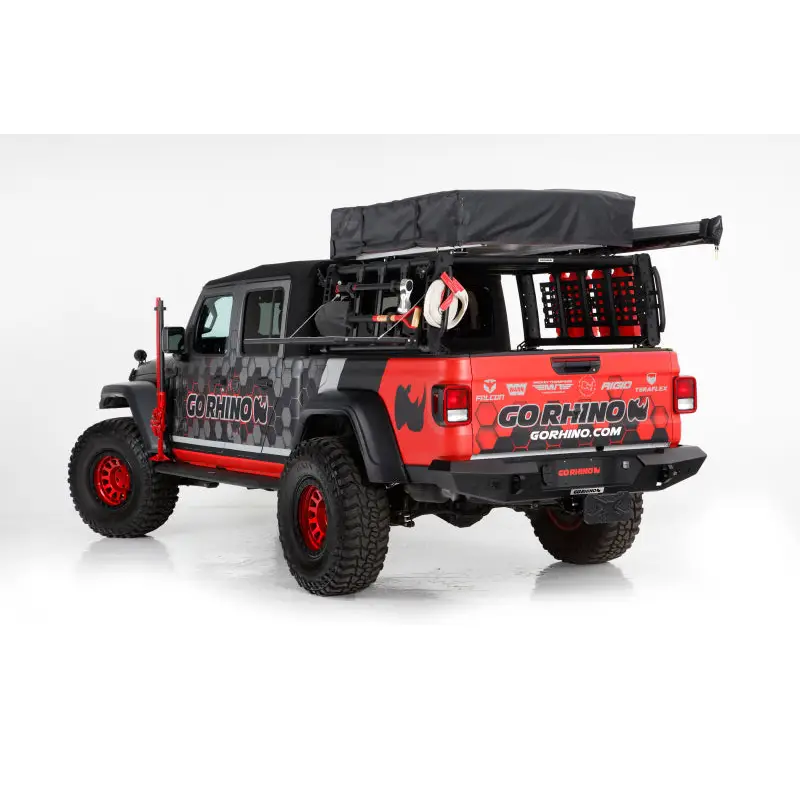 Jeep Gladiator XRS with Overland Xtreme Roof Tent - Go Rhino Rack