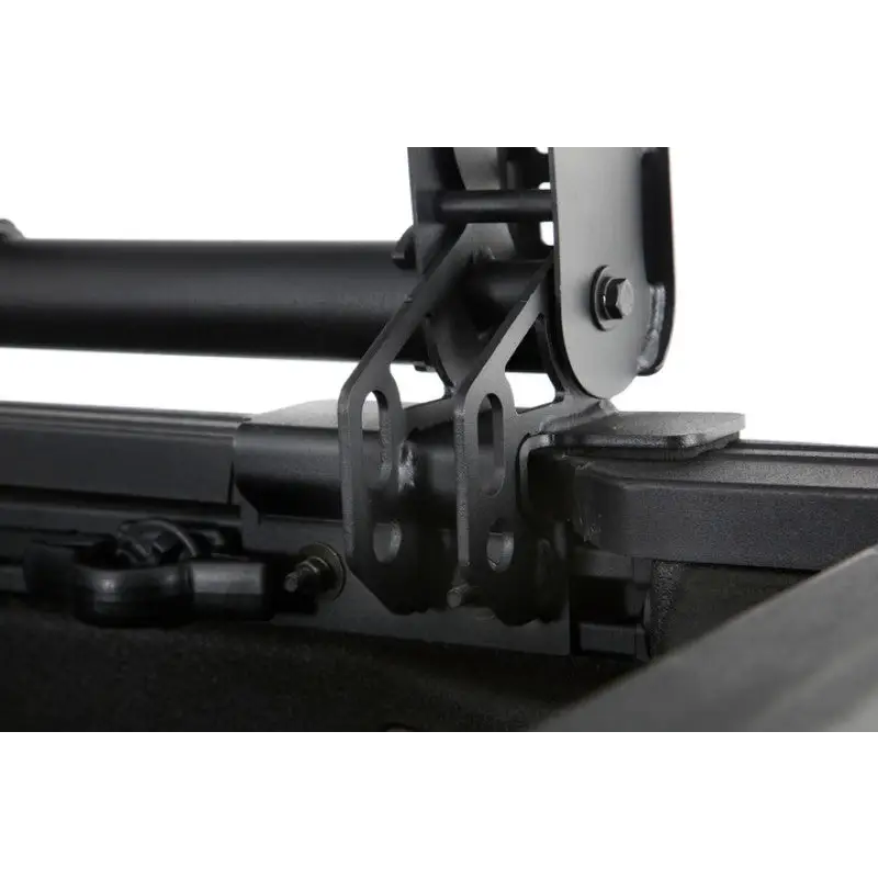 Jeep Gladiator XRS Overland Xtreme Rack - Gun holder attached to rifle.