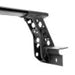 Black wall mount bracket for Go Rhino XRS Cross Bars Kit.