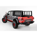 Go Rhino Rhino Accessory Gear Plate Kit with red Jeep, black bumper, and red wheels