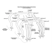Go Rhino RHINO Bed Bar Kickers - Black with Engine and Transmission System Diagram for Ford Ranger Styleside