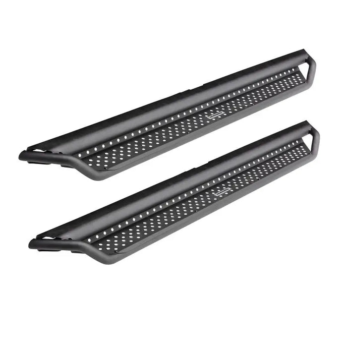 Pair of black front bumpers for bmw - go rhino dominator extreme d1 side steps - tex blk - 80in