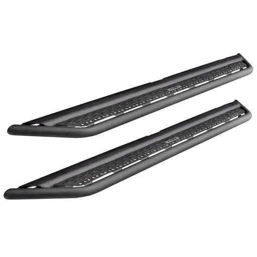 Black side steps for Jeep - Go Rhino Dominator Extreme D6 SideSteps