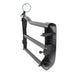 Black metal wall mounted rack with mirror - Go Rhino Jeep 18-21 Wrangler JLU/20-21 Gladiator JT Trailline Replacement Front Tube Door