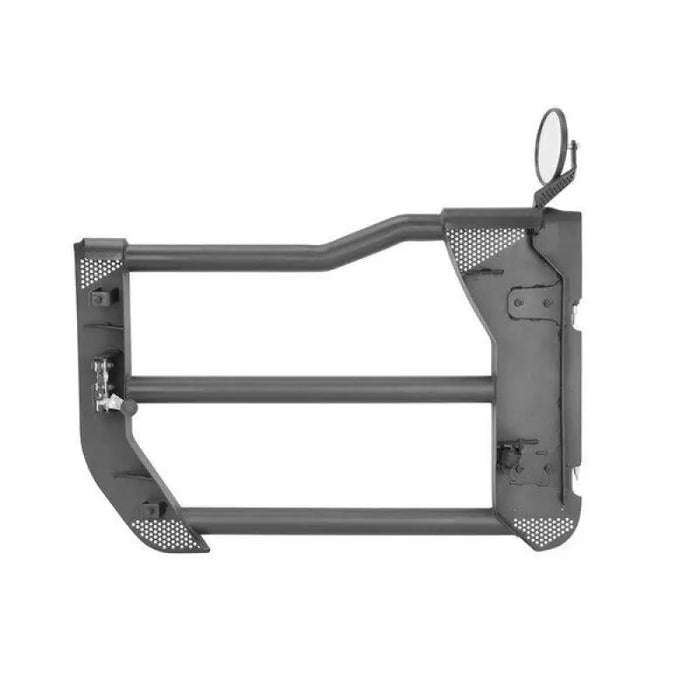 Black metal frame with latch for Go Rhino Jeep Wrangler JLU/Gladiator JT Trailline tube door.