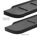 Black plastic door handle on Go Rhino RB10 Running Boards - Tex Black - 87in