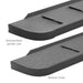 Go Rhino RB10 Running Boards - Tex Black - Rear Bumper Top and Bottom View