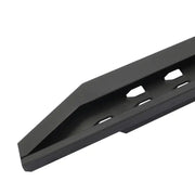 Black plastic door handle on Go Rhino RB20 Slim Running Boards