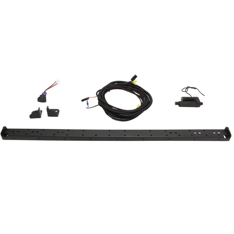 Black power strip and wires from Go Rhino Sport Bar 2.0 (Mid Size) - Tex Blk