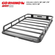 Go Rhino Universal 65in SRM 600 Basket Style Roof Rack for Toyota in Textured Black