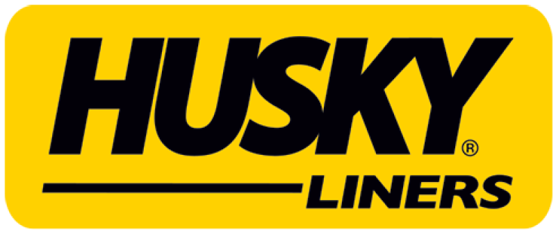 Husky liners logo on jeep wrangler unlimited classic style black rear cargo liner