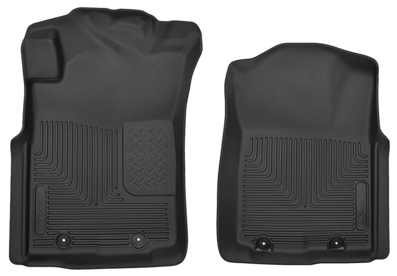 Husky liners x-act contour black front floor liners for 05-11 toyota tacoma pickup