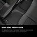 Husky liners x-act contour black front floor liners for toyota tacoma pickup - all weather car mats