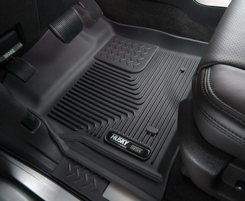 Husky liners x-act contour black front floor liners for toyota tacoma - all weather car mats