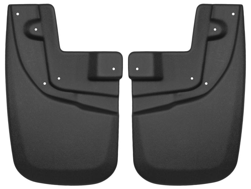 Husky liners custom-molded front and rear mud guards for toyota tacoma with installation instructions