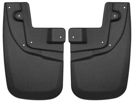 Husky liners custom-molded front and rear mud guards for toyota tacoma with installation instructions