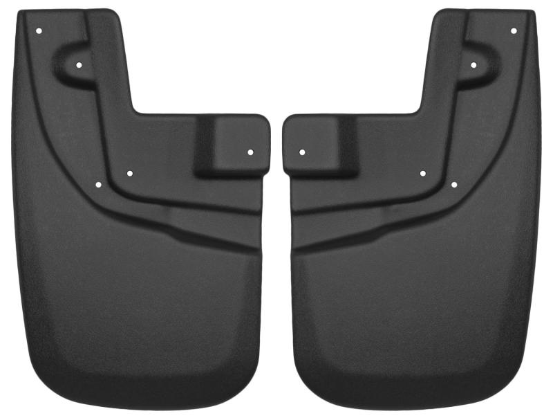 Husky liners custom-molded front and rear mud guards for toyota tacoma with installation instructions