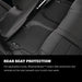 Husky liners black all weather floor mats for toyota tacoma