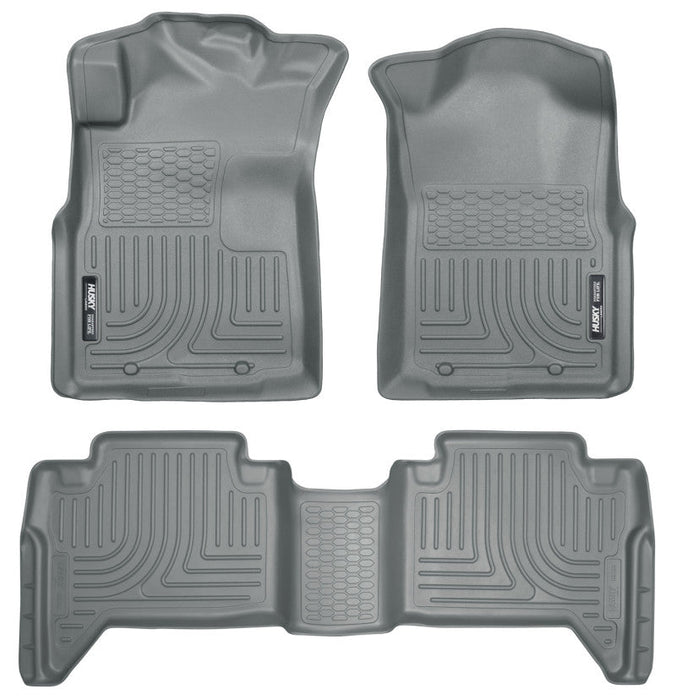 Weathertech floor mats for ford escape displayed with husky liners floor liners