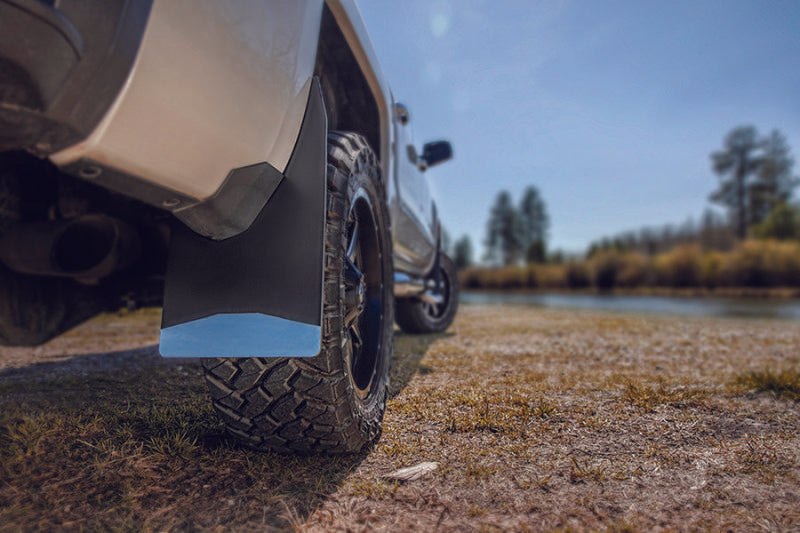 Husky liners chevrolet silverado mud flaps - textured matte black