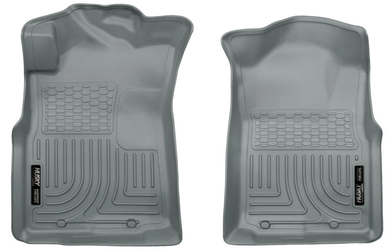 Husky liners toyota tacoma weatherbeater front grey floor liners