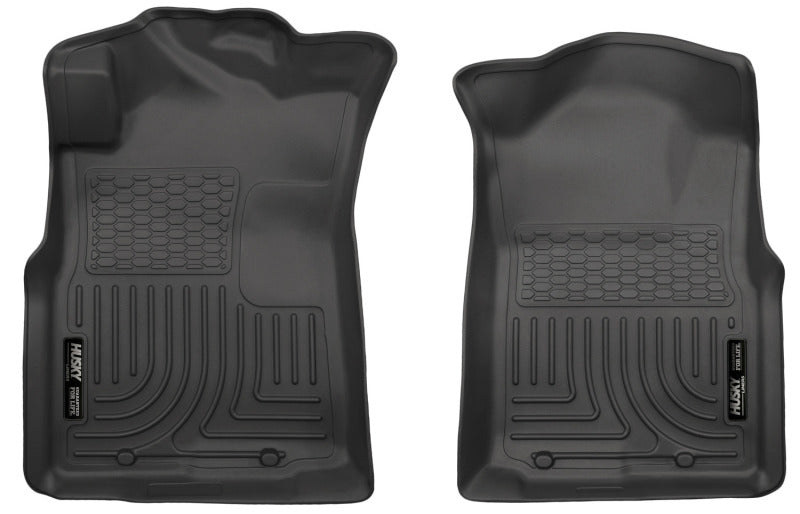 Husky liners toyota tacoma weatherbeater front black floor liners