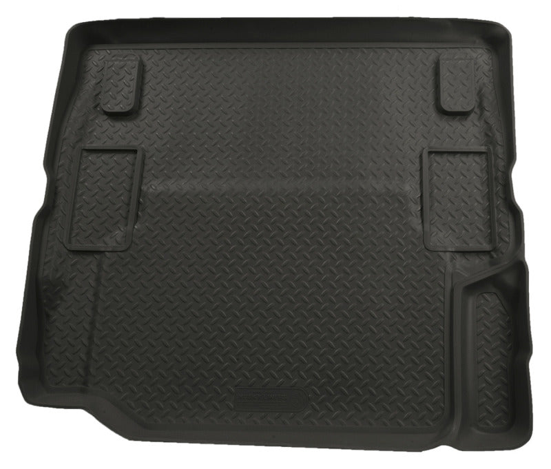 Husky liners 07-10 jeep wrangler classic style black rear cargo liner with all weather floor mats