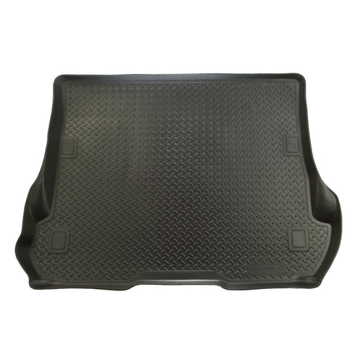 Husky liners jeep wrangler unlimited classic style black rear cargo liner - all weather floor mats for cars