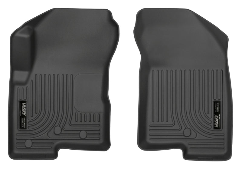 Husky liners 07-12 dodge caliber weatherbeater front row black floor liners