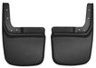 Husky liners rear mud guards with black front door handle covers for ford