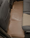 Husky liners classic style 2nd row black floor liner for jeep wrangler and ford bronco with brown floor mat in car