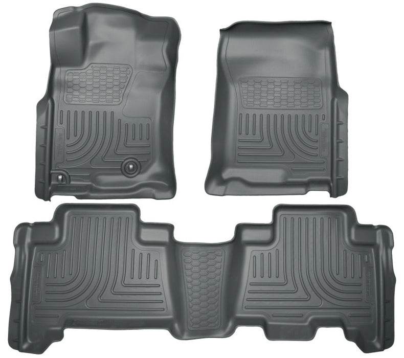 Husky liners toyota 4runner/lexus gx460 weatherbeater combo black floor liners