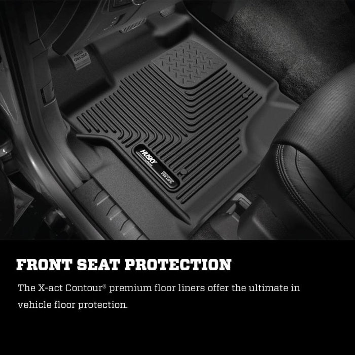 Husky liners x-act contour series 2nd seat floor liner blk for lexus gx460 and toyota 4runner