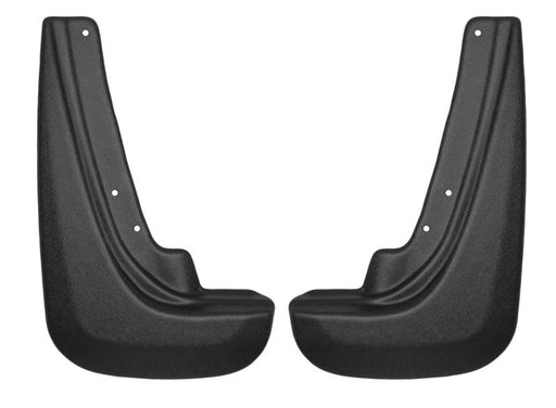 Black front fender fenders for ford mustang displayed on husky liners mud guards