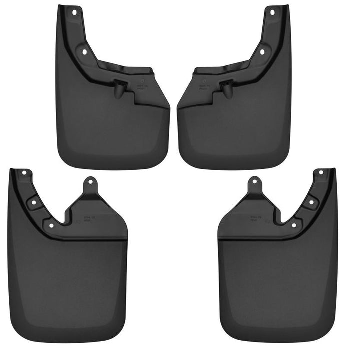 Husky liners 16-22 toyota tacoma mud guards - front and rear black flaps