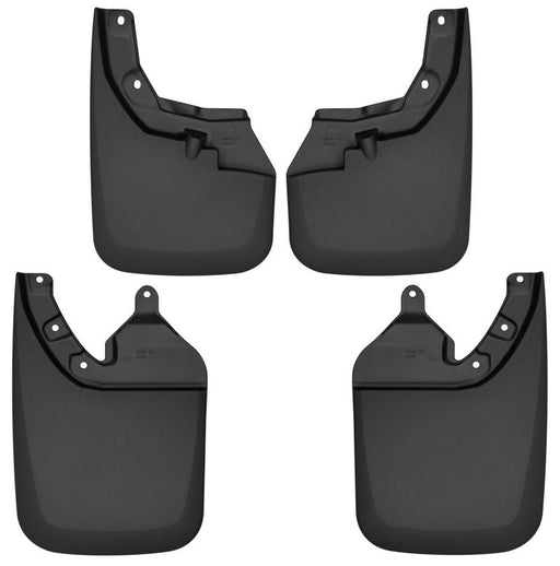 Husky liners mud guards for toyota tacoma with oe fender flares - black