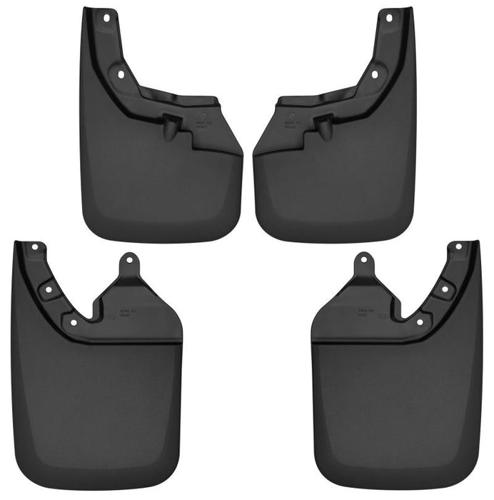 Husky liners mud guards for toyota tacoma with oe fender flares - black