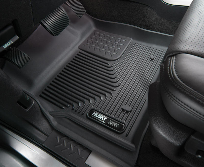 Husky liners x-act contour black floor mats for jeep wrangler 4 door