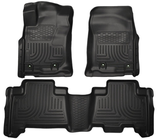 Husky liners 2013 toyota 4runner weatherbeater black front & 2nd seat all weather floor liners